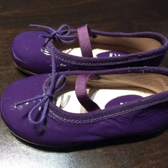 NEW - Bloch Toddler's Cha Cha Melanzana (Purple) Ballet Flats TODDLER 5 - Picture 6 of 9